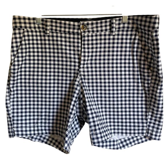 Old Navy Blue and White Gingham Everyday Shorts - Picture 1 of 8